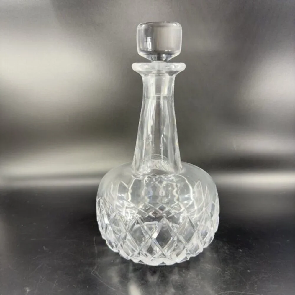 Orrefors Elisabeth Clear‎ Crystal Decanter Bottle With Stopper Heavy Luxurious
